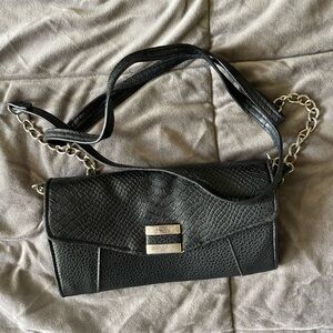 Jessica Simpson black cross side bag
